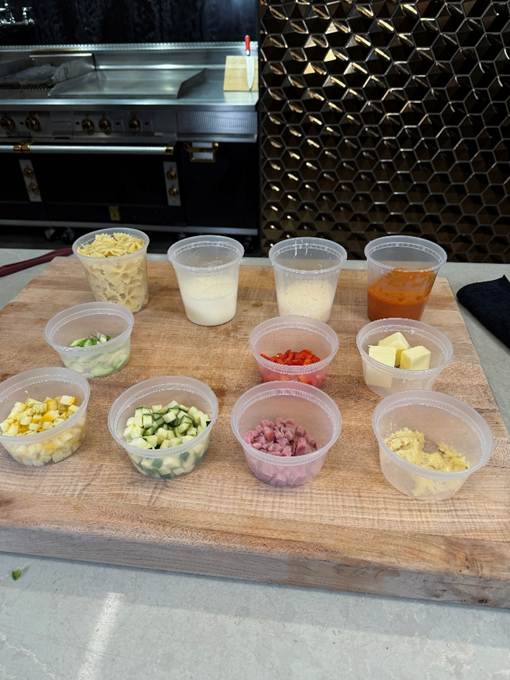 Cajun Bowtie Pasta, Chefs Choice, ingredients