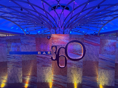 Bar 360, Potawatomi Casino Hotel, Night life, Live music, DJ, Mardi Gras