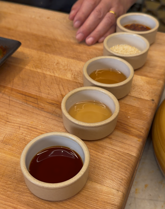 Potstickers, Sauce, Chefs Choice, Potawatomi Casino Hotel